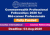 Commonwealth Professional Fellowships 2020 for Mid-career Professionals