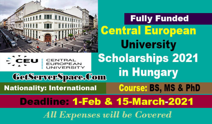 Central European University Scholarships 2021 in Hungary For BS, MS & PhD [Fully Funded]