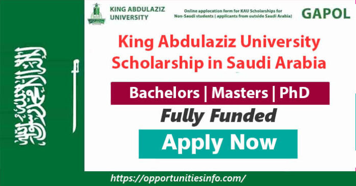King Abdulaziz University Scholarships in Saudi Arabia