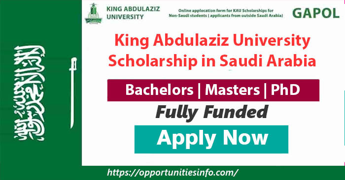 King Abdulaziz University Scholarships in Saudi Arabia