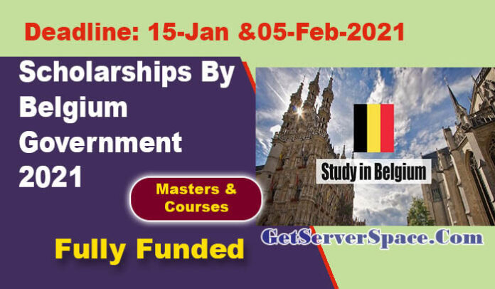 Master & Training Scholarships By Belgium Government 2021 [Fully Funded]