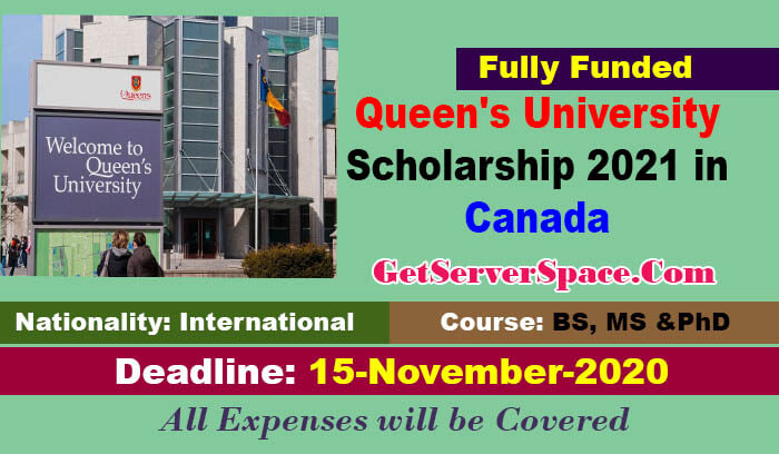 Queen’s University Scholarship 2021 in Canada For International Students [Fully Funded]
