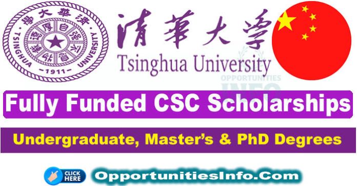Tsinghua University CSC Scholarships in China