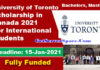 University of Toronto Scholarships in Canada 2021 For Foreigner's [Fully Funded]
