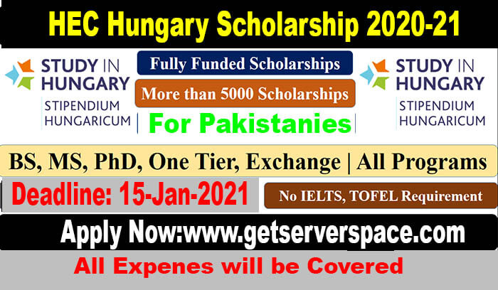 HEC Stipendium Hungaricum Scholarship 2021-22 for Pakistani Students [Fully Funded]