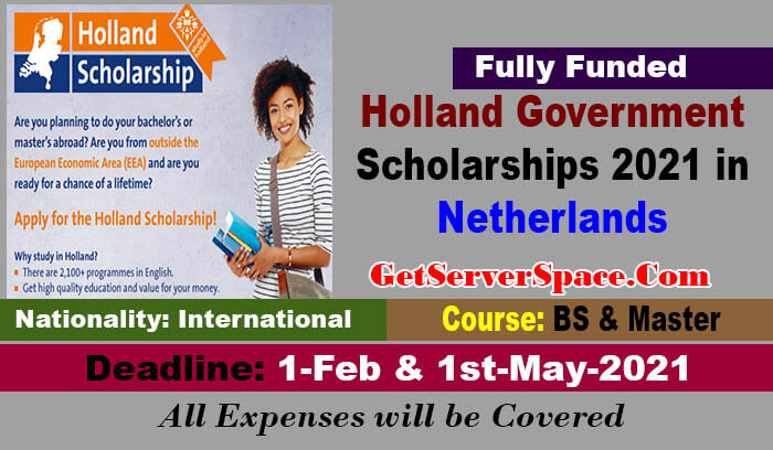 Holland Government Scholarships 2021 For Undergraduate & Masters [Fully Funded]