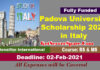 Padova University Scholarship 2021 in Italy For BS & MS [Fully Funded]