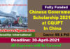 Chinese Government Scholarship at CQUPT 2021 In China For MS & PhD[Fully Funded]