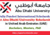 Abu Dhabi University Scholarship in UAE 2022 (Fully Funded)