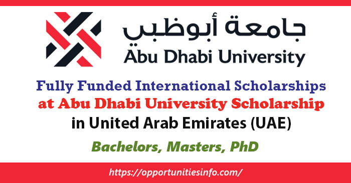 Abu Dhabi University Scholarships 2023 [Fully Funded] Free Study in UAE