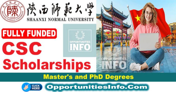 Shaanxi Normal University CSC Scholarship in China