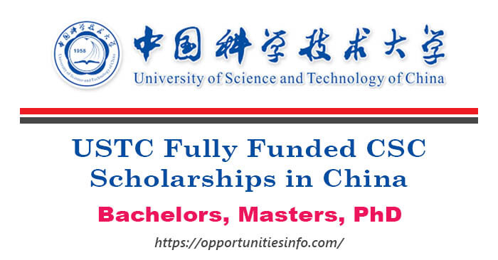 USTC International Scholarship in China 2023-24 (Fully Funded)