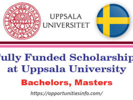 Uppsala University Scholarships in Sweden 2022 (Fully Funded)
