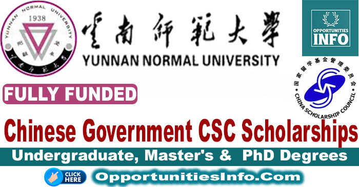 Yunnan Normal University CSC Scholarships in China