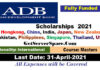 Asian Development Bank Scholarships 2021 For International Students