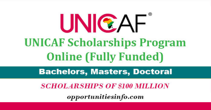 UNICAF Scholarships Program Online