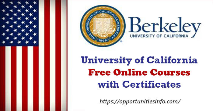 California University Free Online Courses in USA 2023
