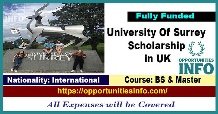 University of Surrey Scholarship in UK 2023/24 [Fully Funded] | Free Study in UK