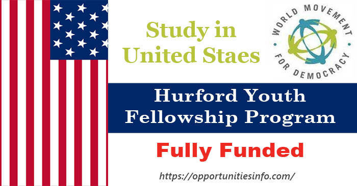 Hurford Youth Fellowship Program in USA 2023 (Fully Funded)