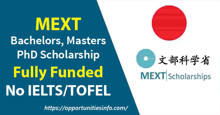 MEXT Japanese Government Scholarships in Japan