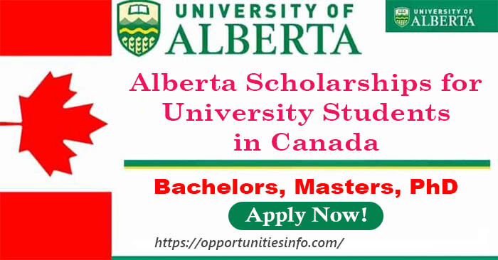 University of Alberta Scholarships in Canada