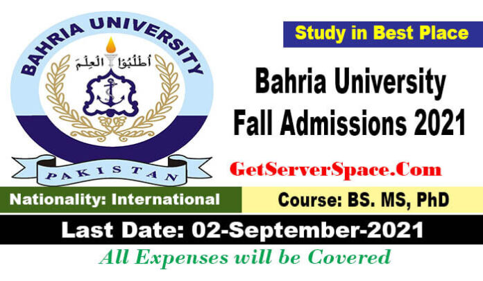 Bahria University Fall Admissions 2021 in All Campuses