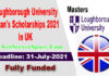 Loughborough University Dean's Scholarships 2021 in UK