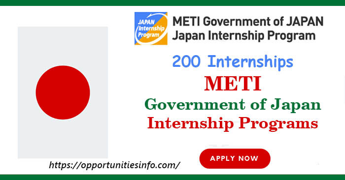 METI Government Of Japan Internship Program 2023 (Fully Funded)