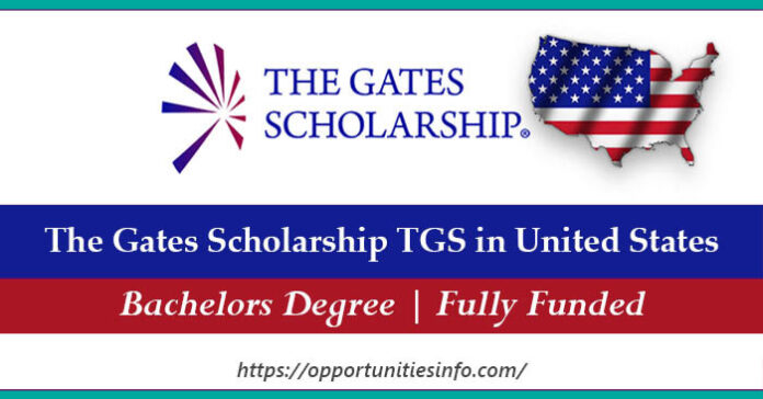 The Gates Scholarship TGS in USA (Fully Funded)