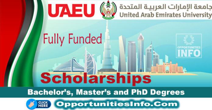 United Arab Emirates University Scholarships in UAE