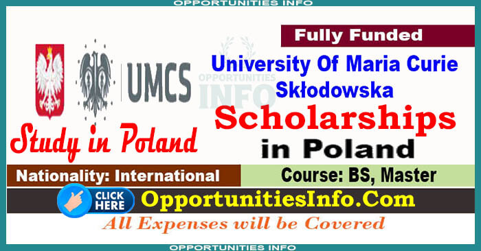 University of Maria Curie Skłodowska Scholarships in Poland