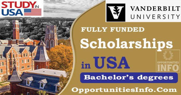 Vanderbilt University Scholarships in USA