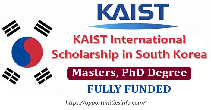 KAIST Scholarships in South Korea (Fully Funded)