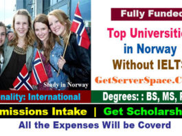 List of Top Universities in Norway Without IELTS