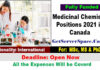 Medicinal Chemistry Positions 2021 in Canada for MSc, PhD