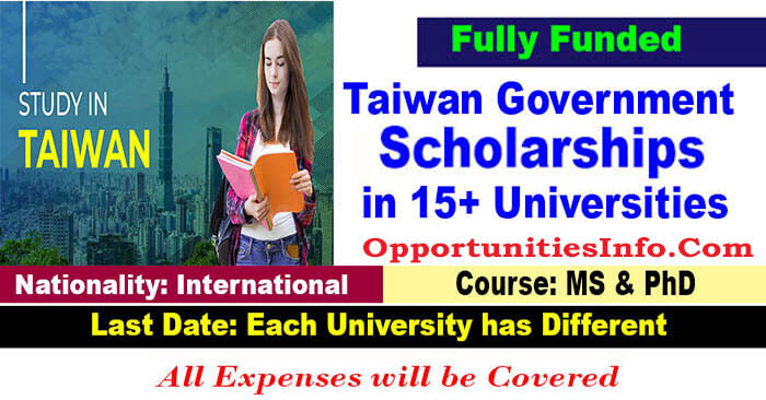 Taiwan Government Scholarships