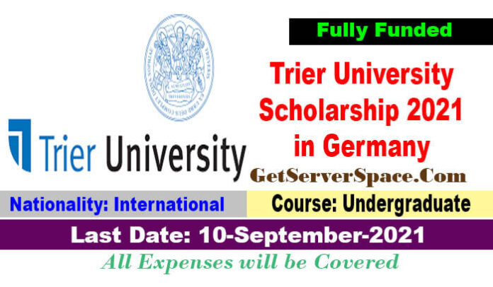 Trier University International Scholarship 2021 in Germany