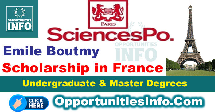 Emile Boutmy Scholarships in France