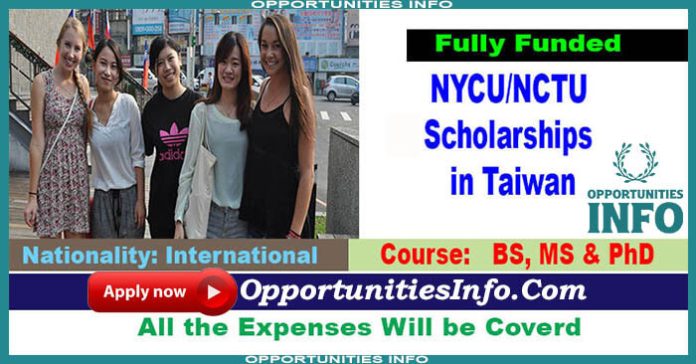 NYCU/NCTU International Scholarships