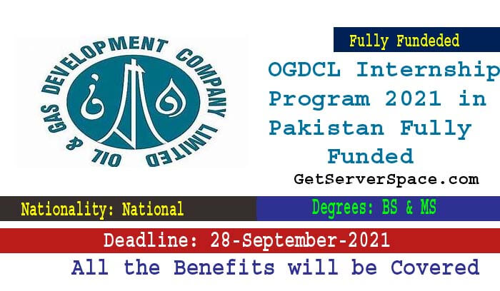 OGDCL Internship Program 2021 in Pakistan Fully Funded