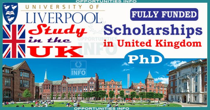 University of Liverpool Scholarships in UK