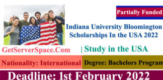 Indiana University Bloomington Scholarships In the USA 2022