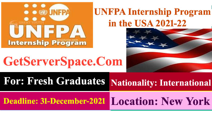 UNFPA Internship Program in the USA 2021-22