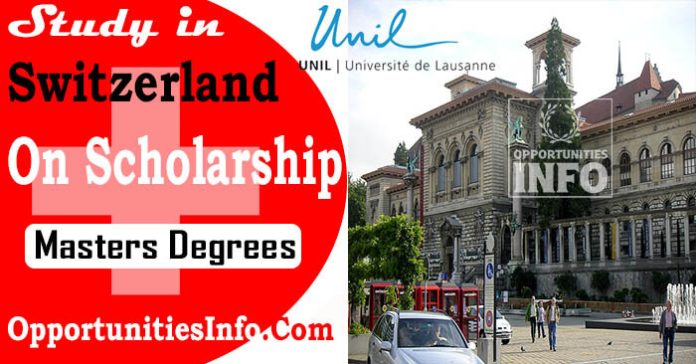 University of Lausanne Scholarship in Switzerland