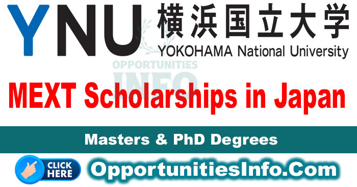 Yokohama University MEXT Scholarships in Japan