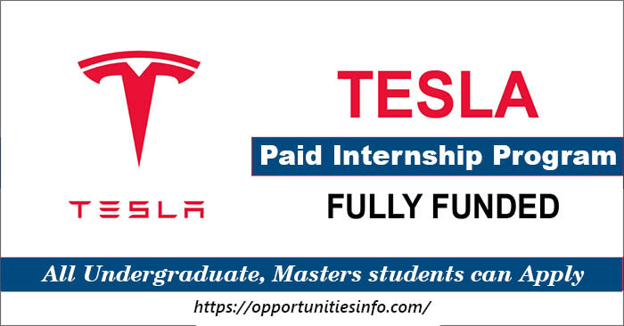 Tesla Internship Program 2023-24 [Fully Funded] | Learn Free Skills