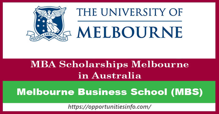 MBA Scholarships Melbourne in Australia 2023 for International Students