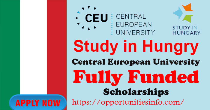 Central European University CEU Scholarships in Hungary 2023 (Fully Funded)