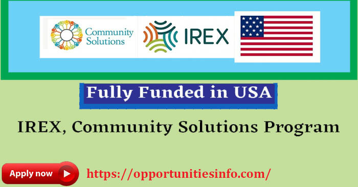 Community Solutions Program in USA 2023 Fully Funded