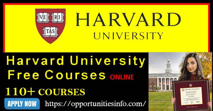 Free Courses in Harvard University 2023 (Online)